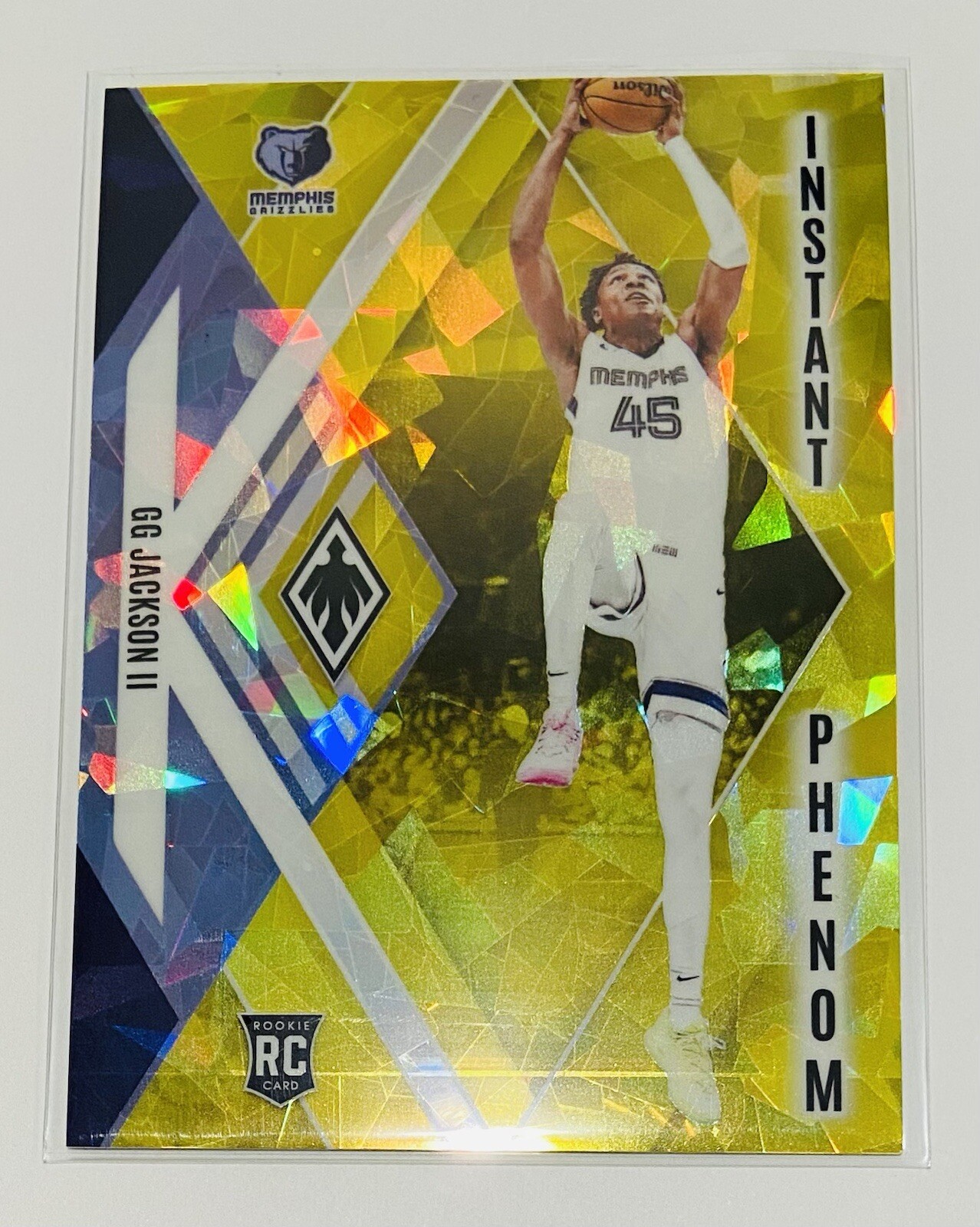 2023-24 Panini Phoenix Instant Phenom Yellow Ice /175 GG Jackson II Rookie RC #1