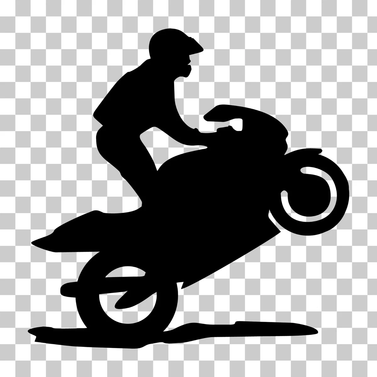 Street Bike Custom Vinyl Sticker Decal Sport Motorcycle Wheelie Stunt | eBay