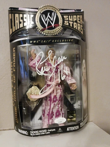 SIGNED Ric Flair WWE Jakks Classic Superstars 24/7 MIB Figure, JSA Certified 