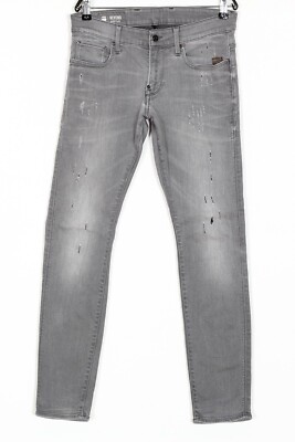 G-STAR REVEND SUPER SLIM Jeans Men Size W31 L32 Stretch Ripped 