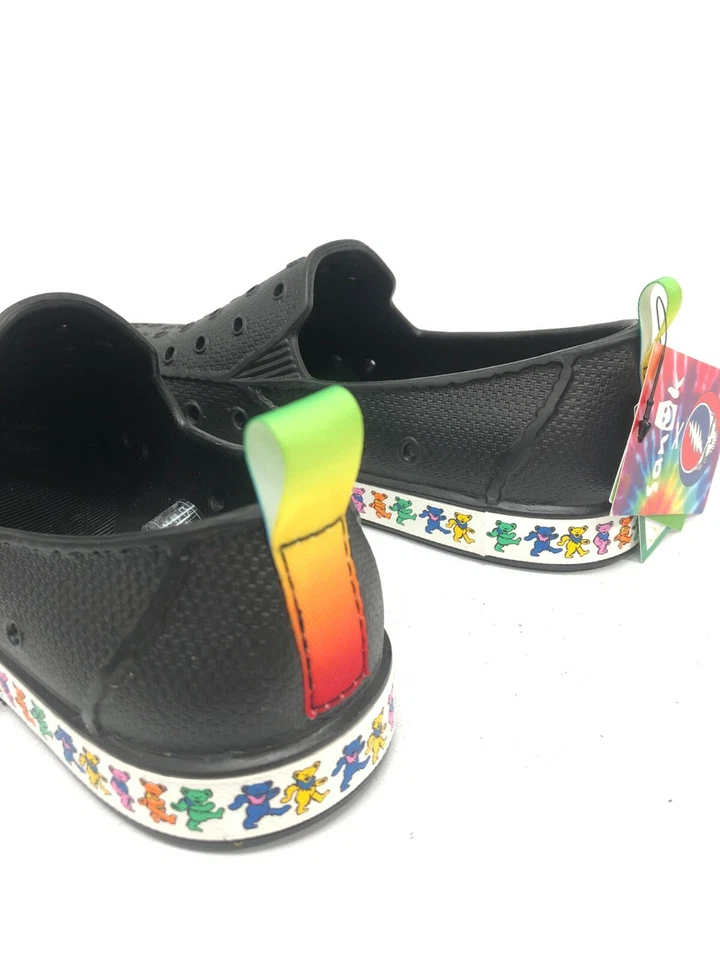 Sapato Slip On Sanuk Kid's Lil Walker Black Dancing Bears Grateful Dead 1110618Y - Imagem 4 de 4