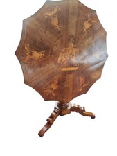 Rarissimo Tavolo intarsiato dodecagonale Rolo  no Sorrentino