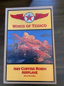 Wings of Texaco 1929 Curtiss Robin Airplane Diecast Metal 6th in Series - ERTL