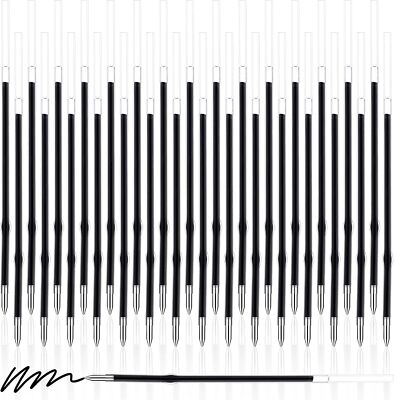 30 Pieces Pen Refills Ink Pen Refills Ballpoint Pen Refill 1.0 Mm Replacement