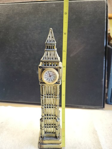 England UK 3D Big Ben Resin Metal Desktop Table Decoration Ornament... - 第 1/7 張圖片