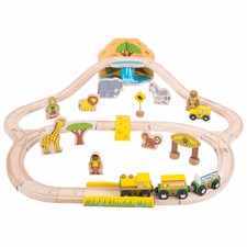 bigjigs rail wooden fairy town train set