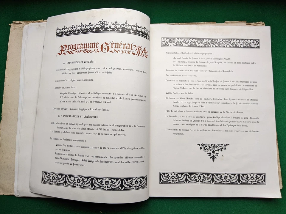 1931 JEANNE D’ARC ROUEN LIVRE ANCIEN Commémoratif Très RARE 15550 ex. - Photo 2/4