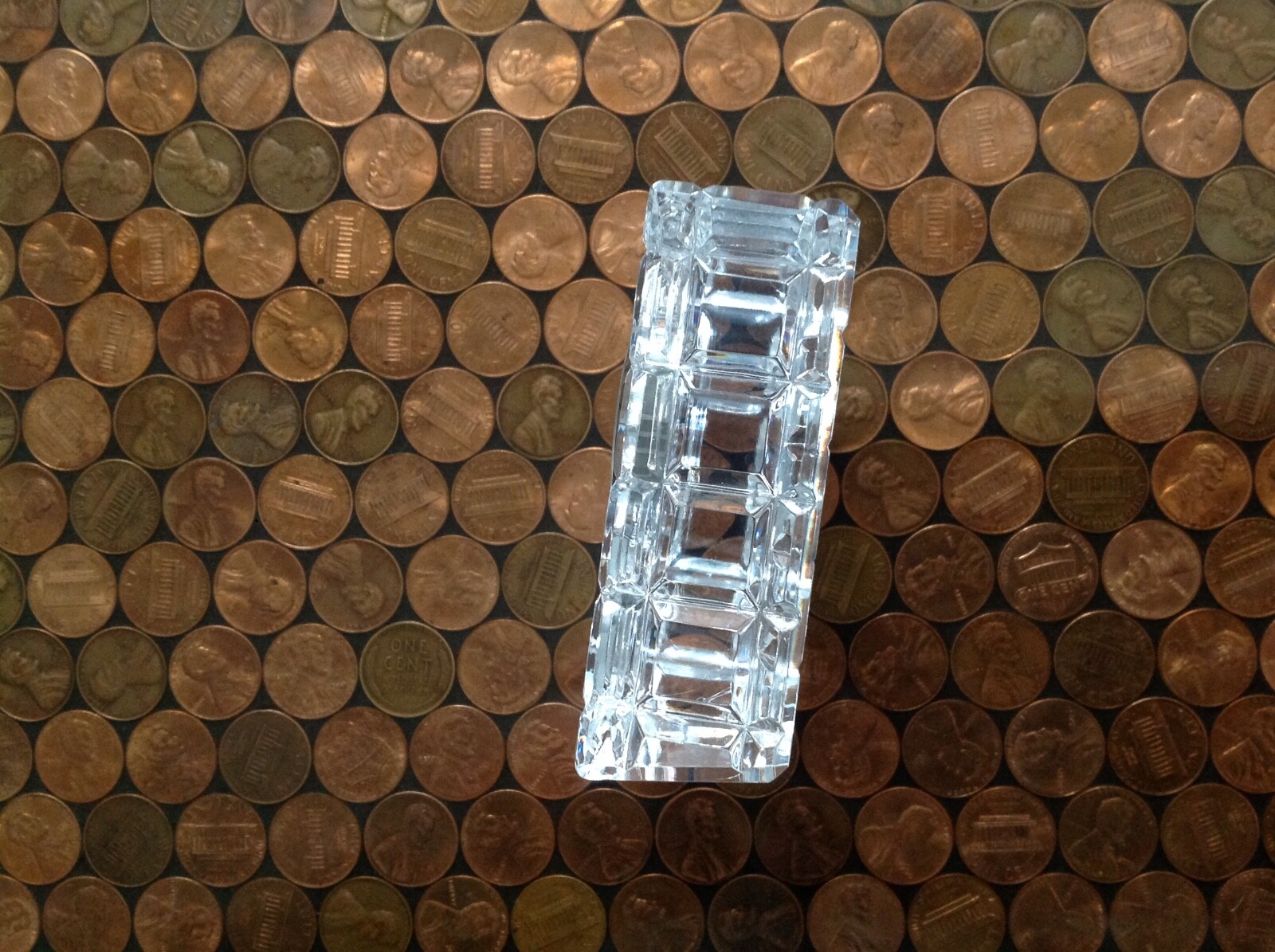 Waterford quartz clock crystal desk top quilted design square needs