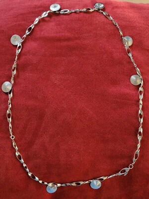 Womens Silver Metal Chain 36  Costume Jewelry Necklace