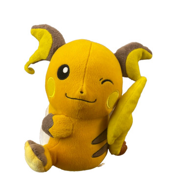 Pokemon Raichu Hug Me Plush Doll Banpresto 12 Inch Winking Eye Anime