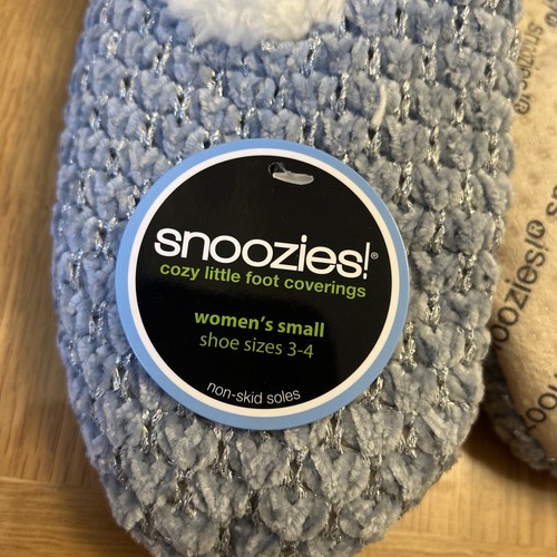 Snoozies ladies slippers - Blue, Small - Picture 2 of 6