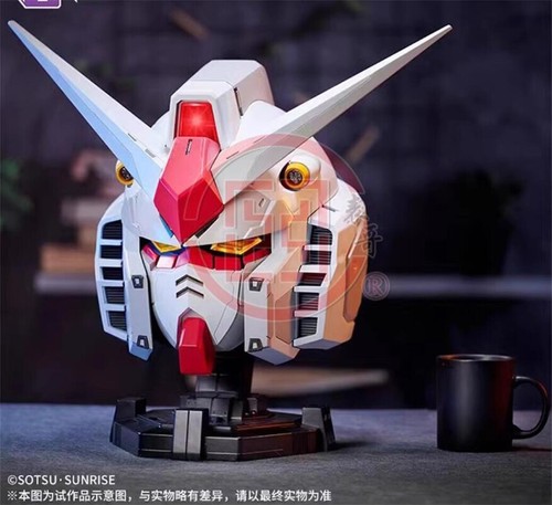 Casco Gundam Colección BN HEAD Vol.1 RX-78-2 Con Luz LED 47cm Nuevo Stock - Imagen 2 de 15