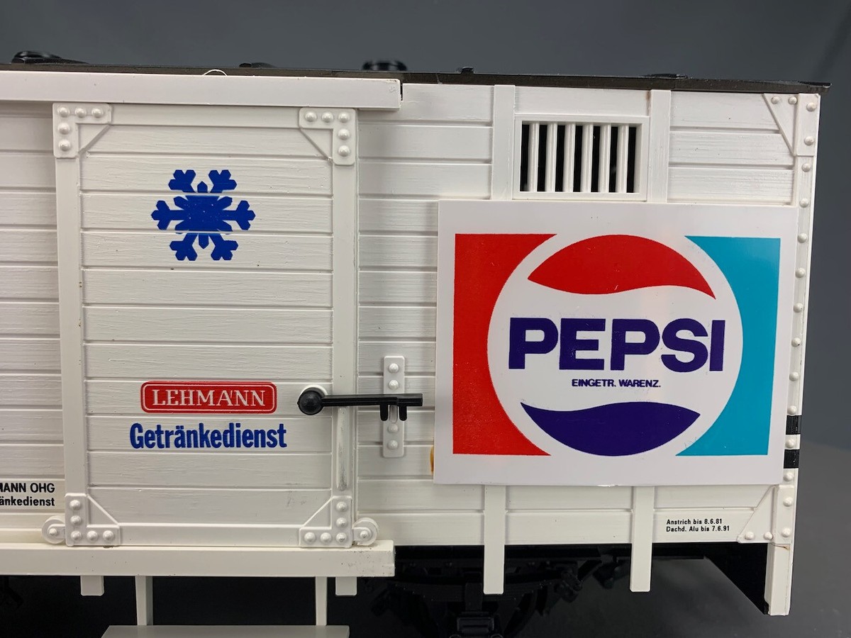 G Scale LGB 4031 *3 Pepsi Reefer Car G0653 | eBay