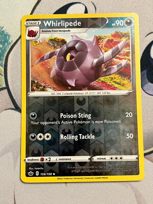 whirlipede pokemon card value Amazon.com: Pokemon - Whirlipede (53) main image 0