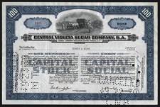 1939 Central Violeta Sugar Company / Compania Azucarera Central Violeta