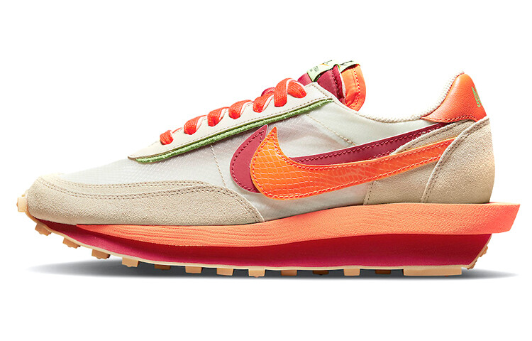 Nike LDWaffle Deep Red/Green Bean/Orange Blaze - DH1347100