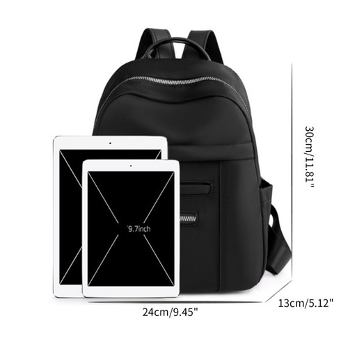 Nylon Travel Backpack for Women Large Capacity Backpack College School Bookbags - Picture 8 of 12