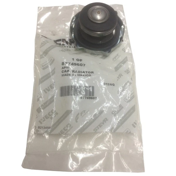 New Holland Radiator Cap Part # 87749607 for Skid Steers, Haytools & Tractors