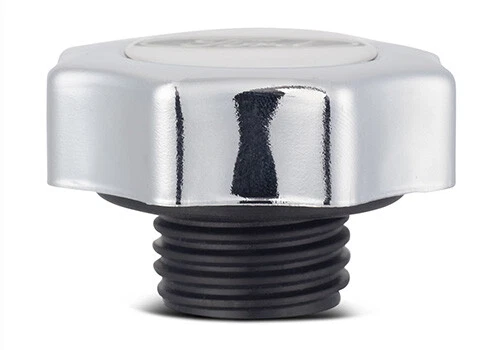 Ford Oval Logo Oil Fill Cap Screw in Type with Chrome Finish 302-230 - Imagem 2 de 4