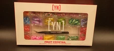 YN YOUNG NAILS Fruit Cocktail 4000 pc Nail Charm Kit w/Tweezer