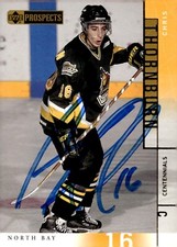 Chris Thorburn - Signed 2000-01 Upper Deck CHL Prospects Card #14