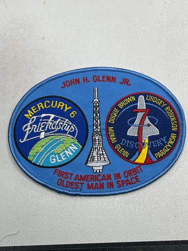 JOHN GLENN ASTRONAUT MERCURY 6 / NASA Space Shuttle Mission STS-95 Patch T139