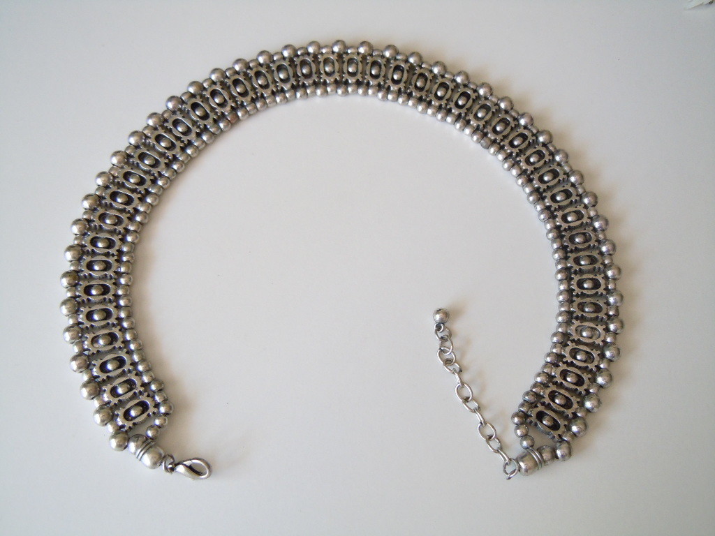 Statement Necklace With Clear Transparent Rhinest… - image 7