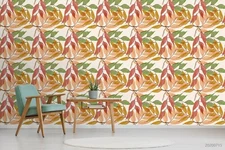 3D Floral Pattern Wallpaper Wall Mural Removable Self-adhesive Sticker 1000