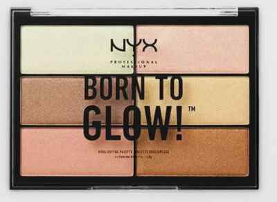 1 NYX Born to Glow Highlighting Palette - Silky Shade ''BTGHP01'' - NEW