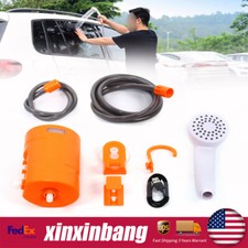 Bomba de agua portátil para ducha exterior camping ducha bomba sumergible caravana