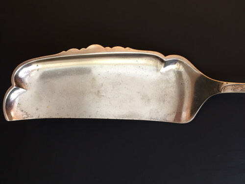 Couteau à miettes de table en miette antique roseau et barton argent cachemire 1884 12,5 - Photo 1/7