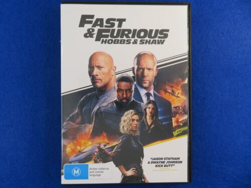 Fast And Furious Hobbs And Shaw - DVD - Region 4 - Fast Postage !! - Afbeelding 1 van 2