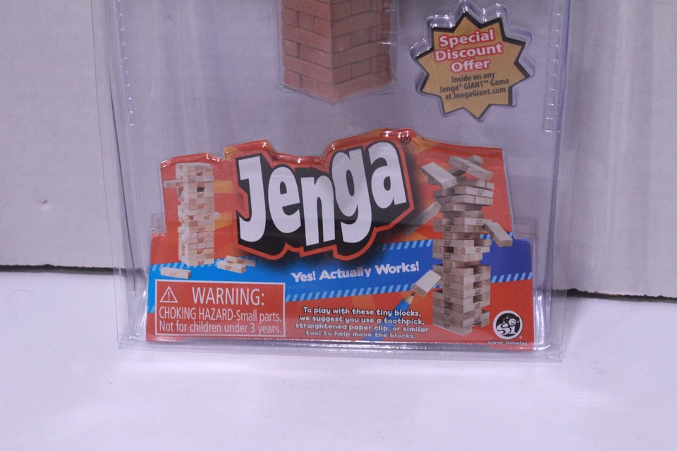 World's Smallest JENGA Block Tower Stacking Game Under 2.5" & 39 Pieces NEW - Image 4 of 4