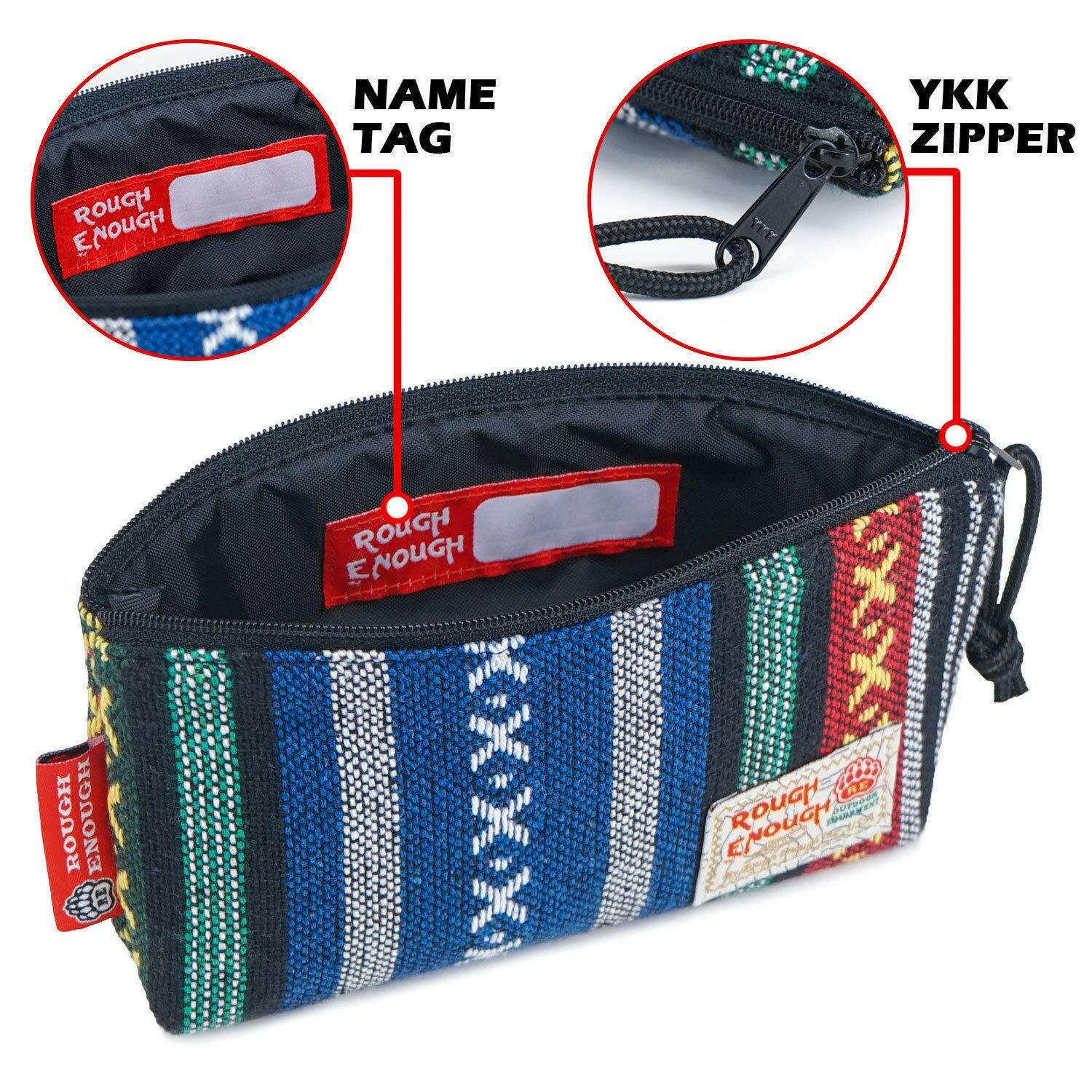 Rough Enough Small Cute Pencil Case Pouch for Girls Women Makeup Bag for Purse I