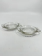 2 Vintage 1950’s matching ashtrays, cool MCM shape Cigar Cigarette
