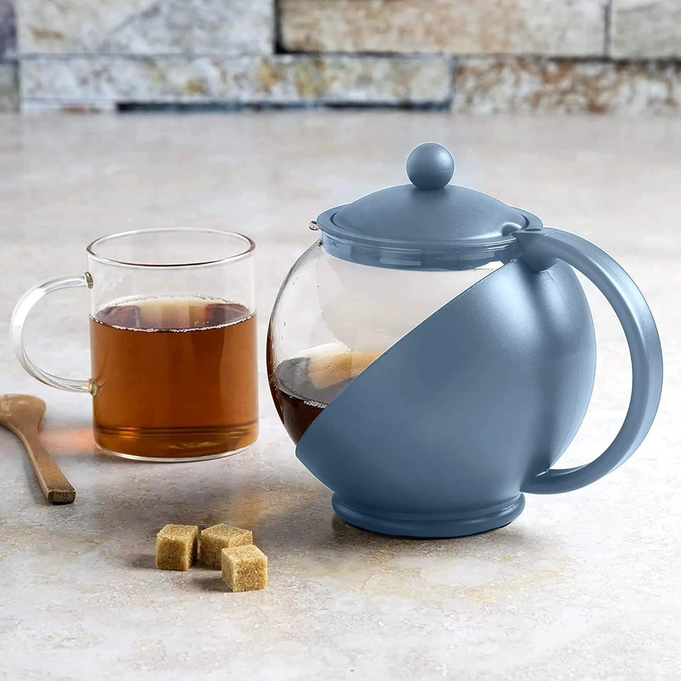 Glass Teapot with Infuser Removable Fine Mesh Stainless Filter - Image 2 of 4