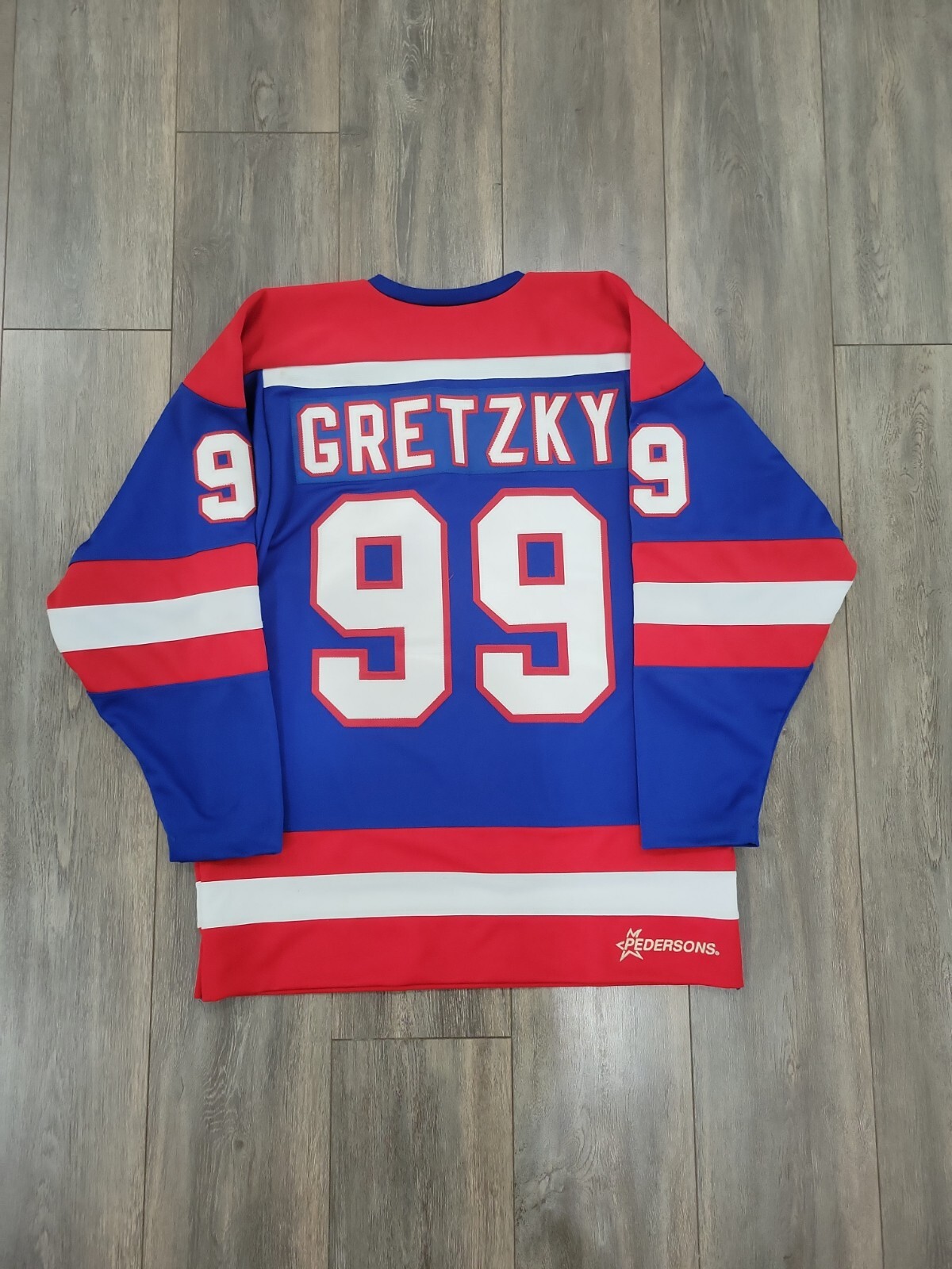 VINTAGE WAYNE GRETZKY INDIANAPOLIS RACERS JERSEY MEDIUM 23x31 CCM KOHO