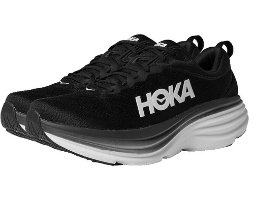 Hoka M Bondi 8 Men Running Shoes 1123202-BBLC Black Black US 10.5