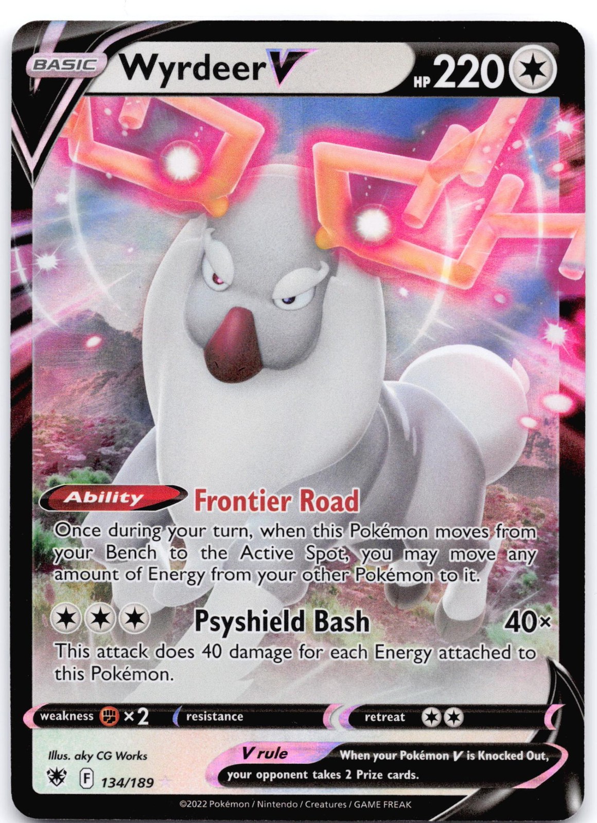 Wyrdeer V 134/189 Holo Astral Radiance
