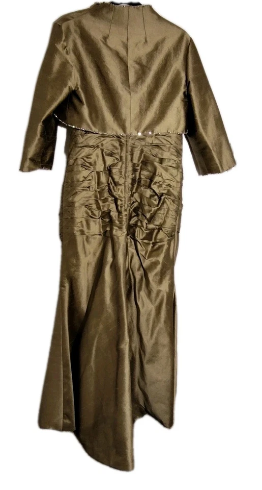 Montage Collection Talla 14 2 Piezas Madre de la Novia Vestido y Chaqueta Bronce Foto 2 de 4