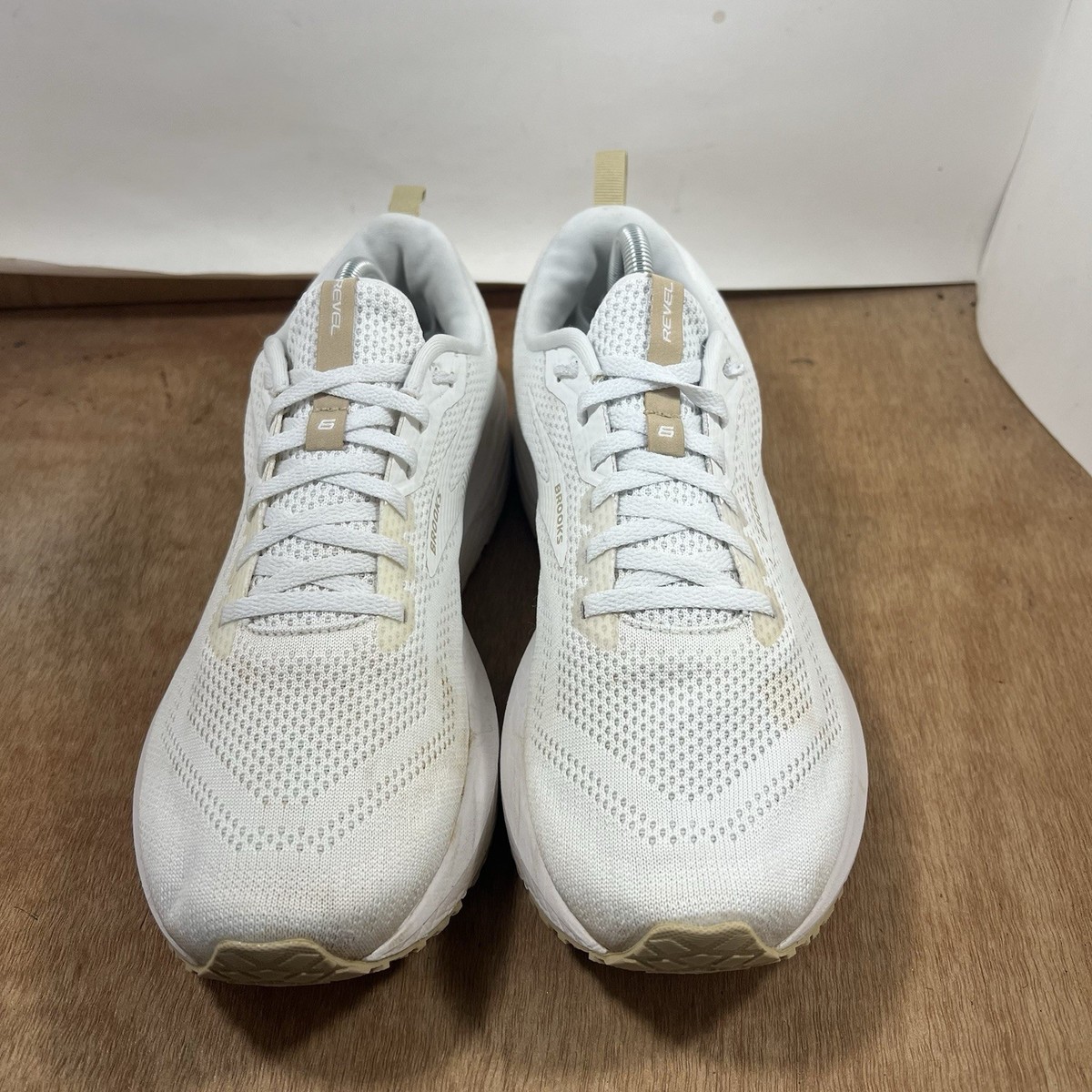 Brooks Revel 6 Men Size 11 White Running Shoes Sneakers | eBay