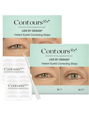Contours Rx Lids by Design - Non-Surgical & Transparent Eyelid Lift Strips - for