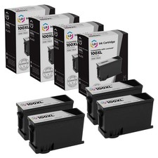 LD Compatible Lexmark 100XL / 100 14N1068 4pk High Yield Black Inkjet Cartridges