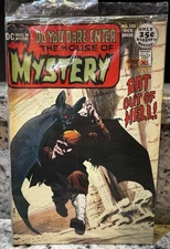 HOUSE OF MYSTERY # 195 1971  bat out of hell Berni Wrightson Swano Thing prototy