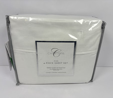 Charisma Tencel Lyocell King Sheet Set White 320 Thread Count