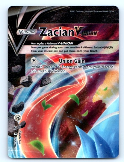 Zacian V-UNION SWSH163 ~ English Near Mint