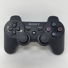 Sony PlayStation 3 DualShock 3 Sixaxis Controller, Black Tested  Working