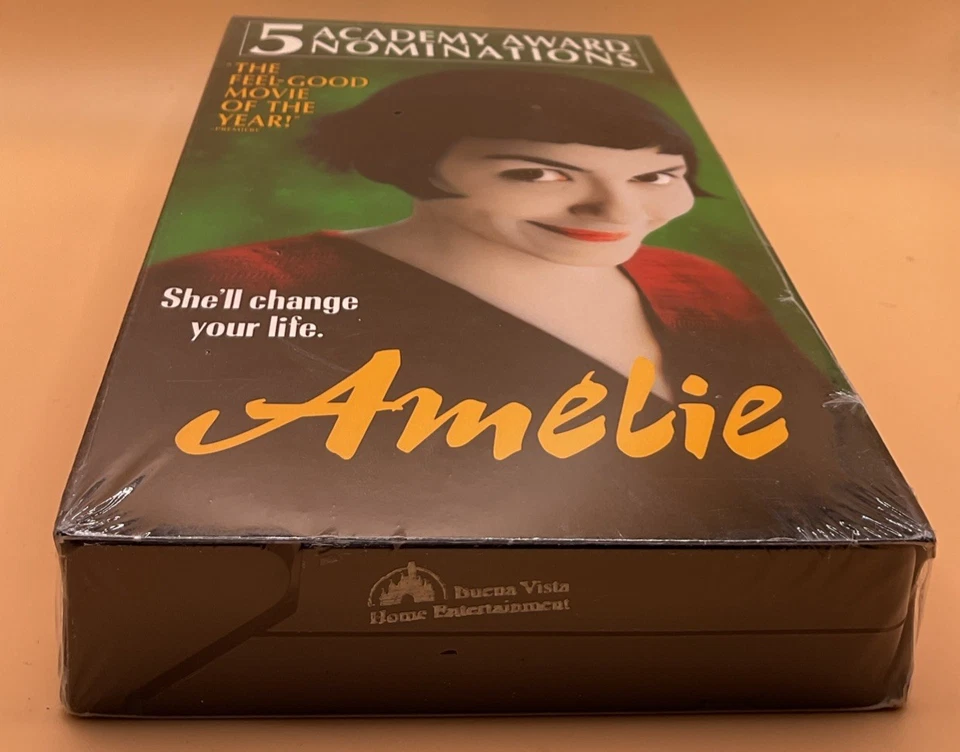 Amelie VHS 2001 French w/ English subtitles **SEALED NEW w/ Watermark** - Image 3 of 4