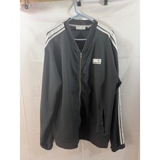 Sergio Tacchini Mens Black Striped Full Zip T...