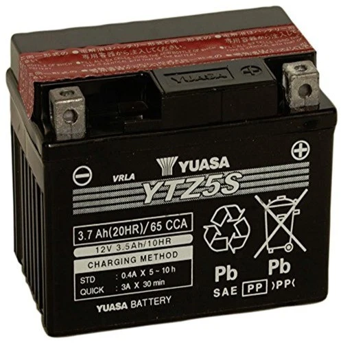 Batería sin mantenimiento activada de fábrica Yuasa - YTZ5S-BS motocicleta ATV/UTV Foto 4 de 4